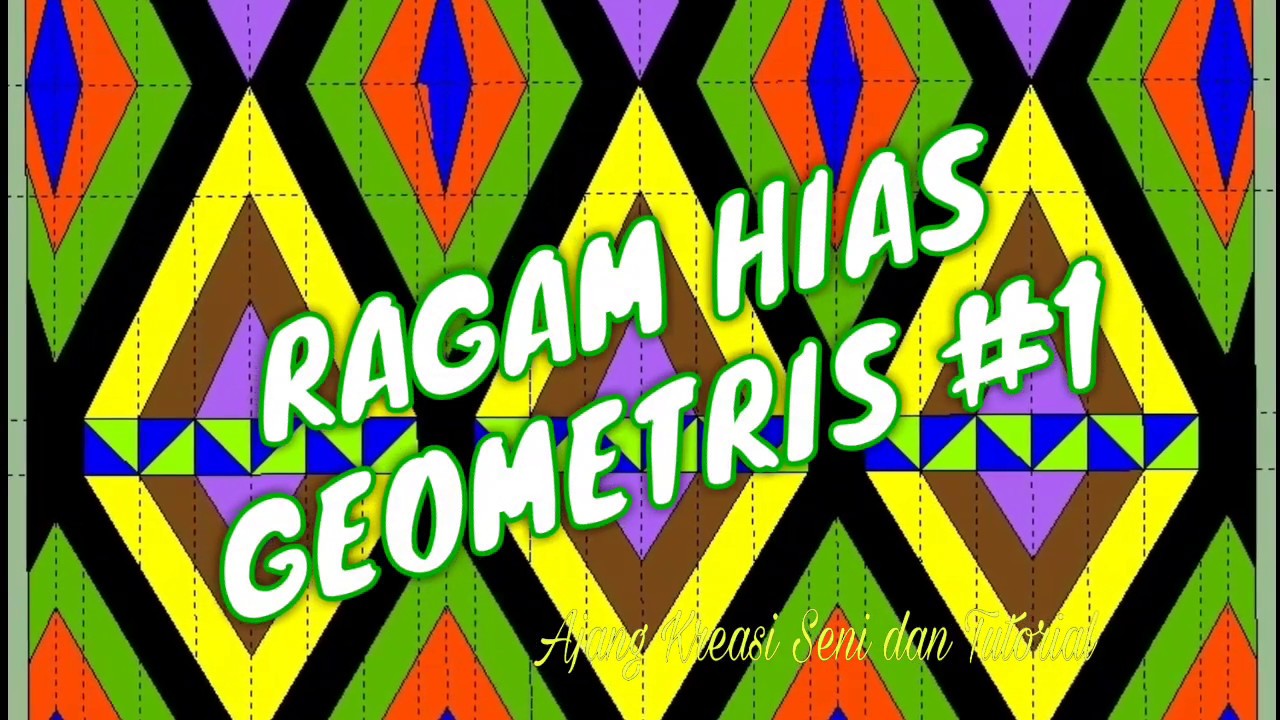 Detail Menggambar Ragam Hias Geometris Nomer 11