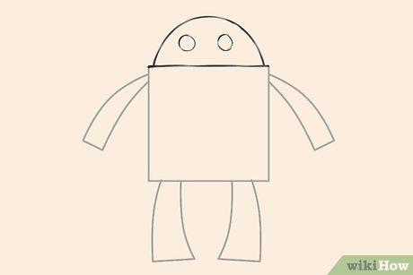 Detail Menggambar Robot Sederhana Nomer 2
