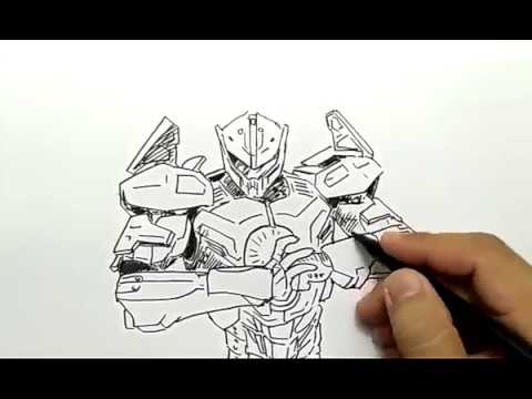 Detail Menggambar Robot Sederhana Nomer 12