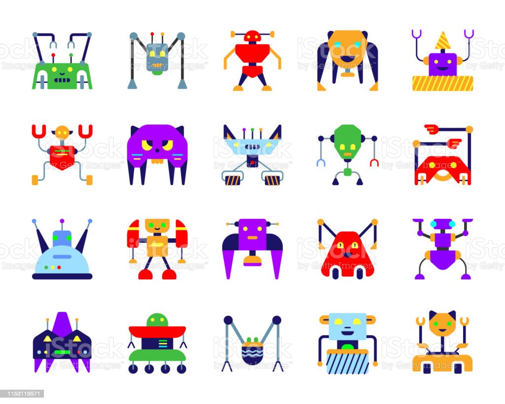 Detail Menggambar Robot Sederhana Nomer 14