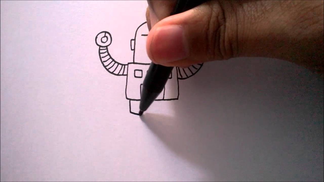 Detail Menggambar Robot Sederhana Nomer 15