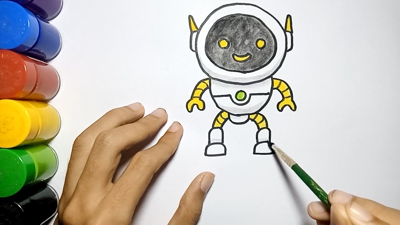 Detail Menggambar Robot Sederhana Nomer 3