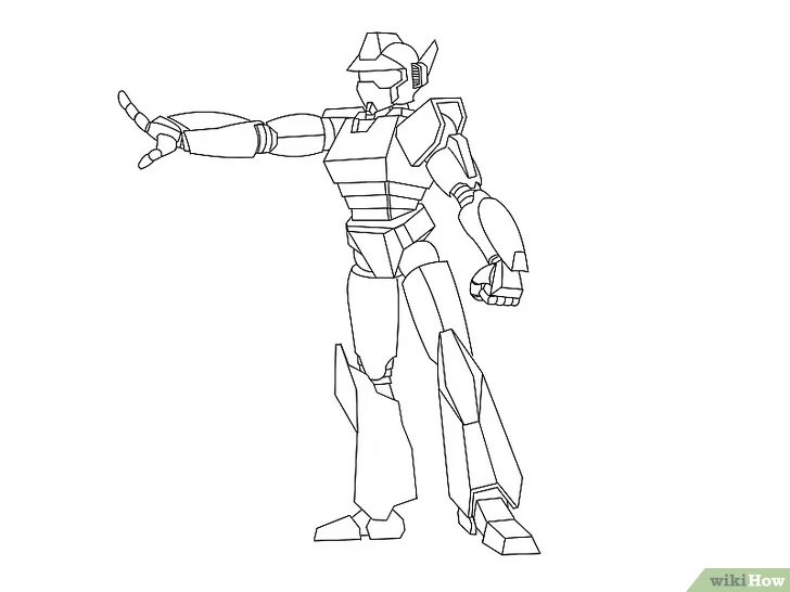 Detail Menggambar Robot Sederhana Nomer 27