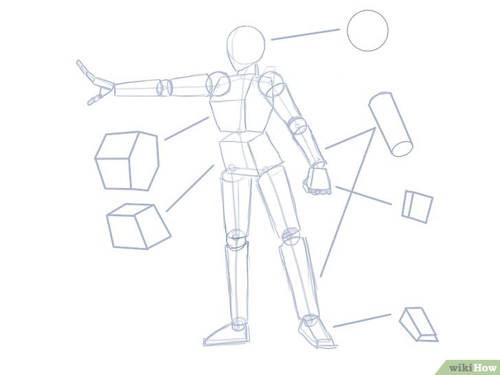Detail Menggambar Robot Sederhana Nomer 31