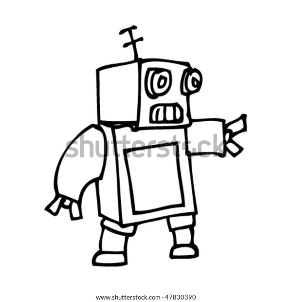 Detail Menggambar Robot Sederhana Nomer 36