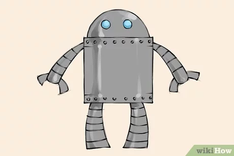 Detail Menggambar Robot Sederhana Nomer 10