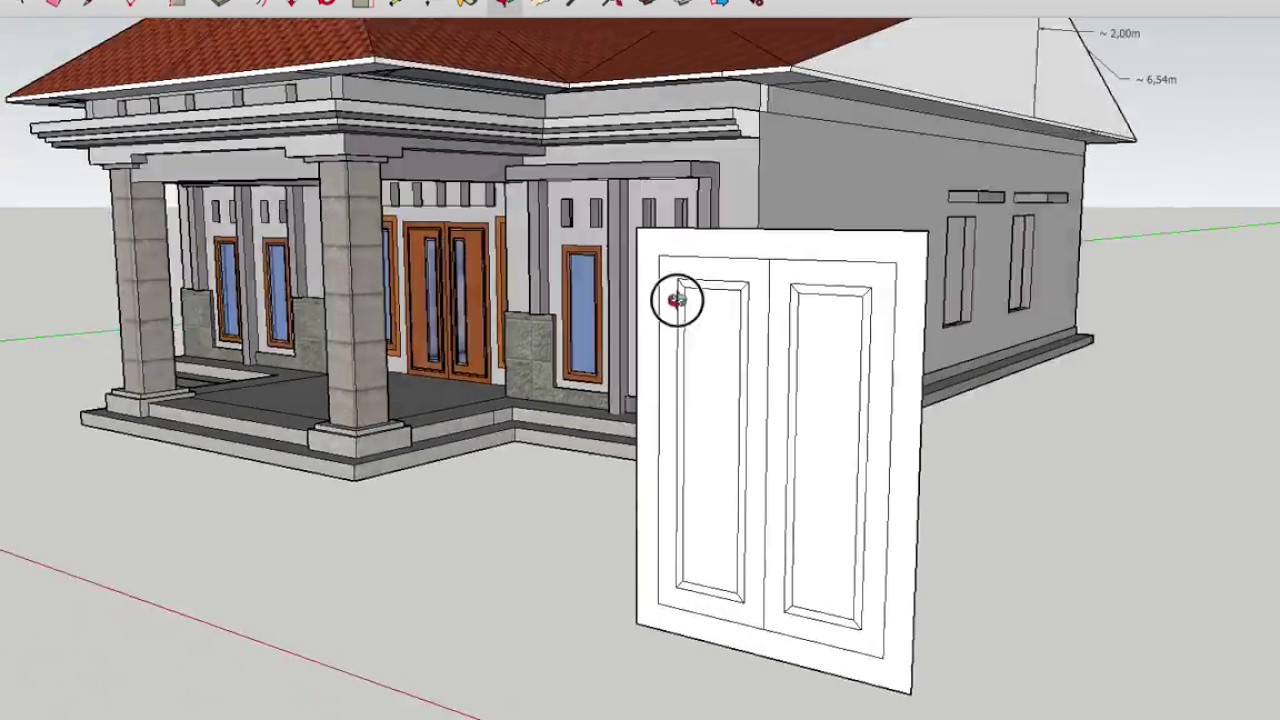 Detail Menggambar Rumah 3d Nomer 23