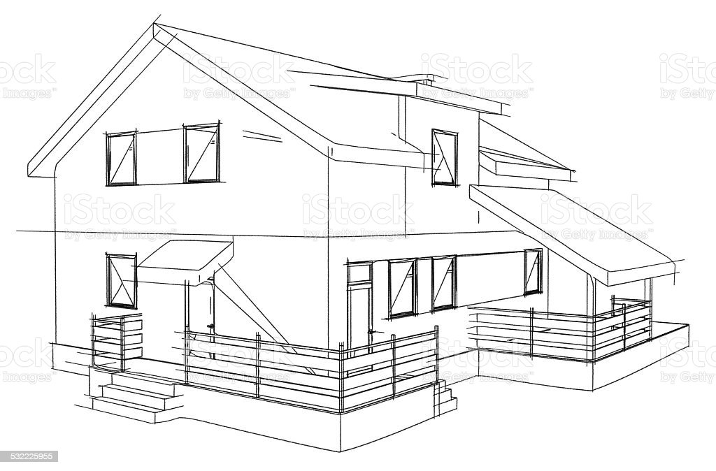 Detail Menggambar Rumah 3d Nomer 48