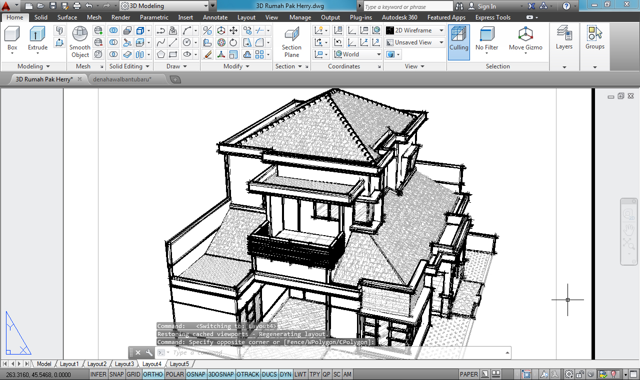 Detail Menggambar Rumah 3d Dengan Autocad Nomer 26