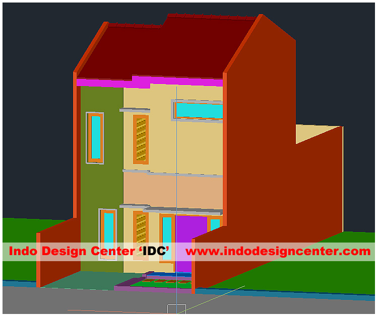 Detail Menggambar Rumah 3d Dengan Autocad Nomer 44