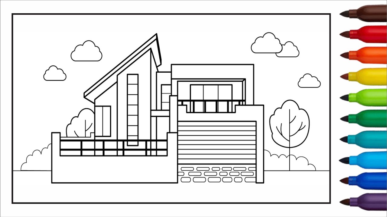 Detail Menggambar Rumah Besar Nomer 5