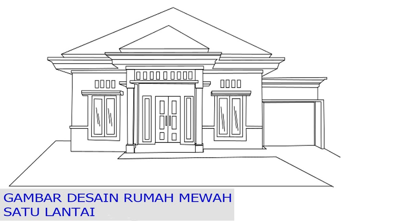 Detail Menggambar Rumah Mewah Nomer 15