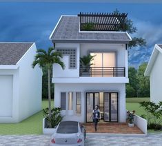 Detail Menggambar Rumah Minimalis Nomer 28