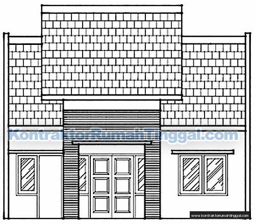 Detail Menggambar Rumah Minimalis Nomer 35