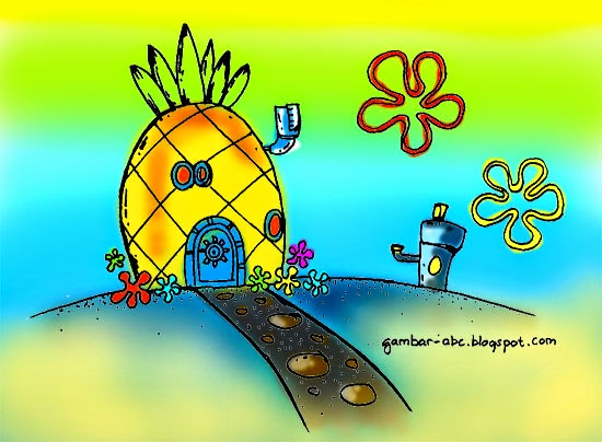 Detail Menggambar Rumah Spongebob Nomer 22