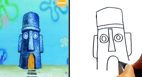 Detail Menggambar Rumah Spongebob Nomer 57