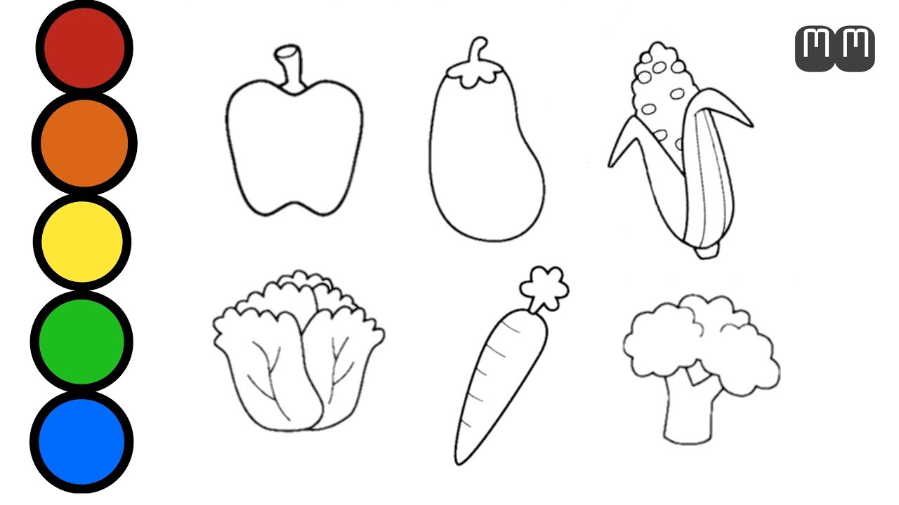Detail Menggambar Sayur Sayuran Nomer 12