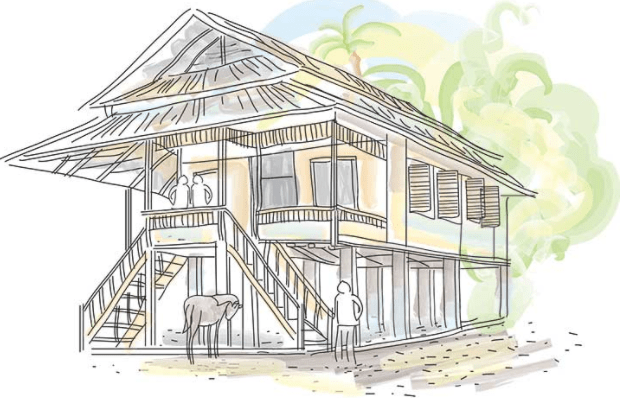 Detail Menggambar Sketsa Rumah Nomer 30