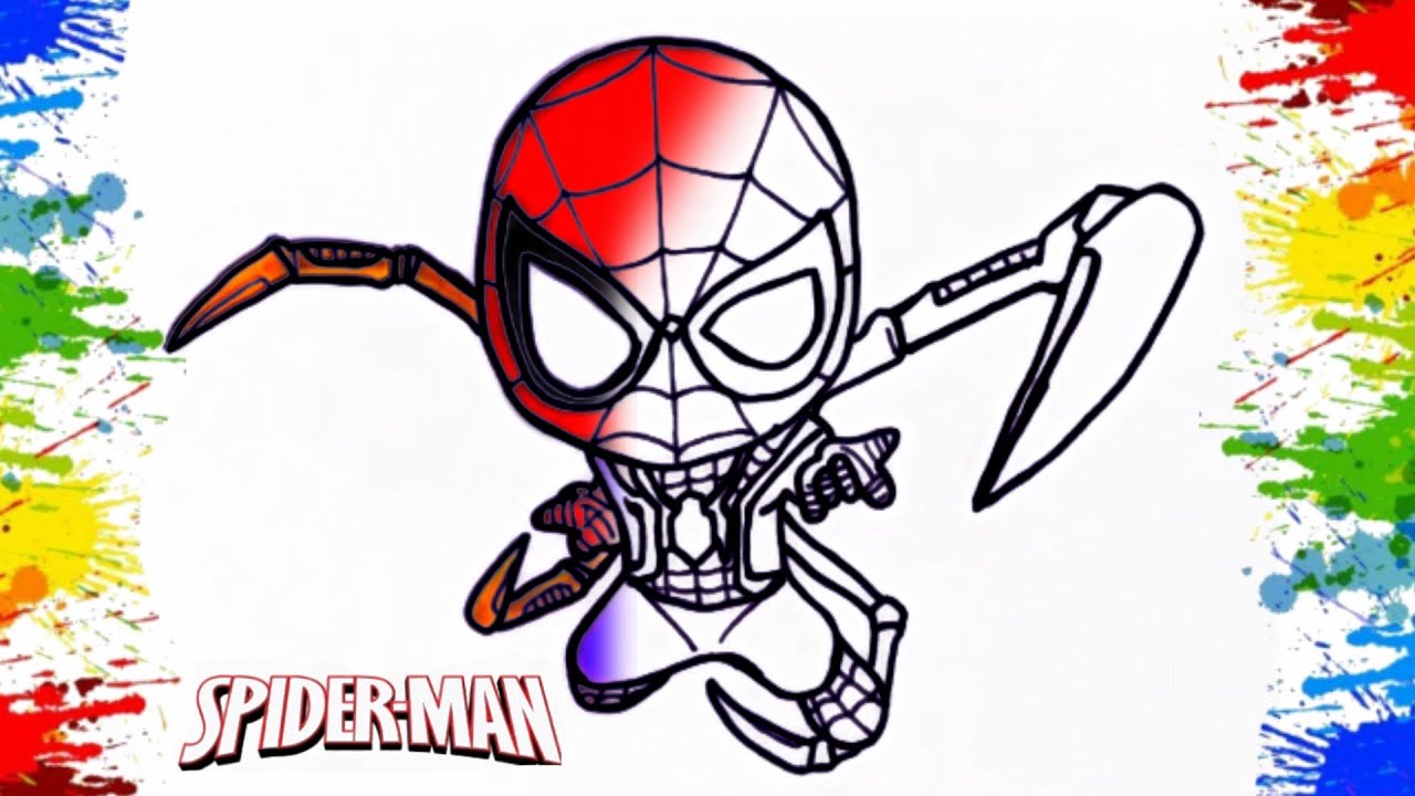 Detail Menggambar Spiderman Nomer 31