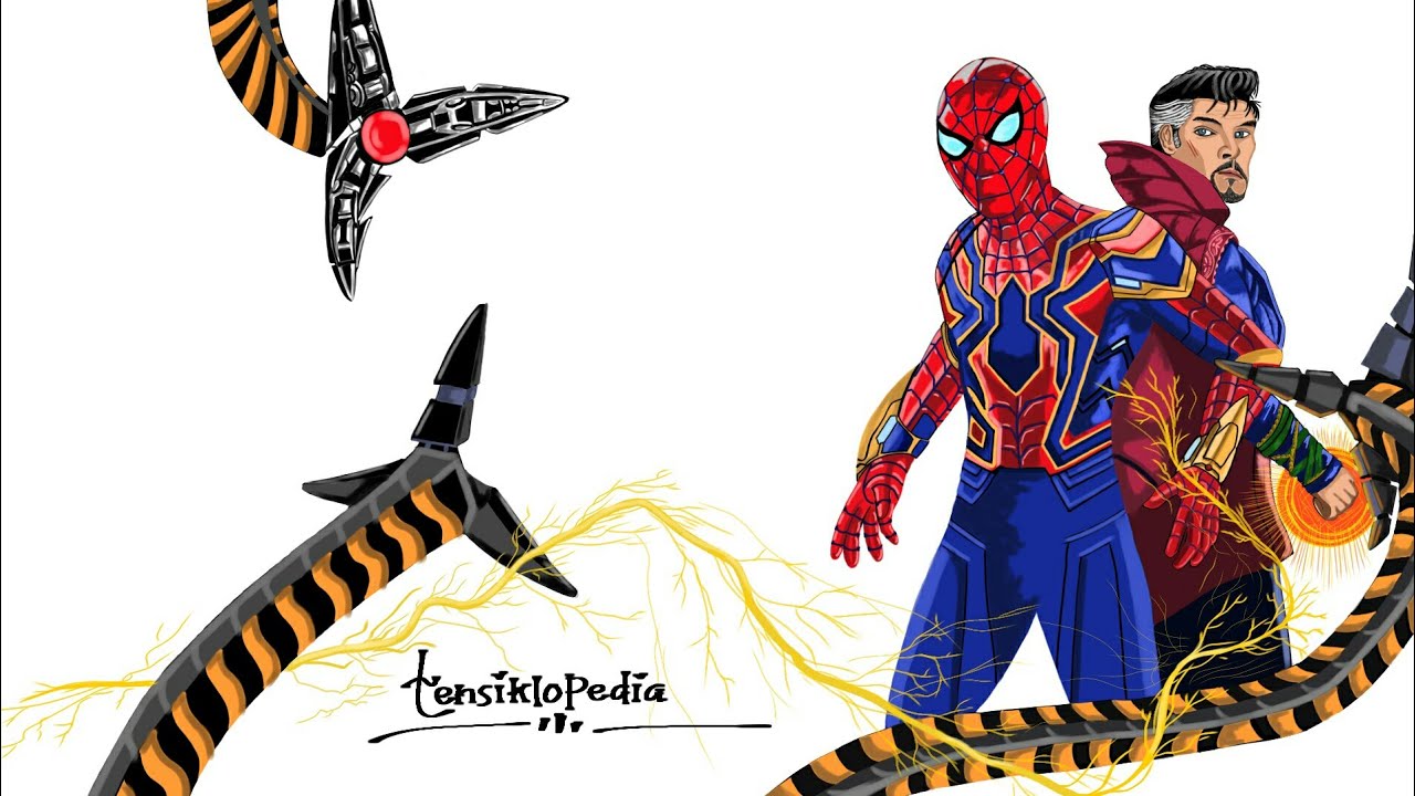 Detail Menggambar Spiderman Nomer 35