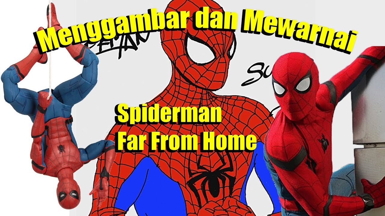 Detail Menggambar Spiderman Nomer 54