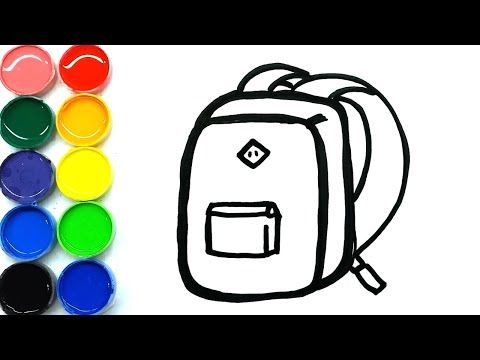 Detail Menggambar Tas Sekolah Nomer 28