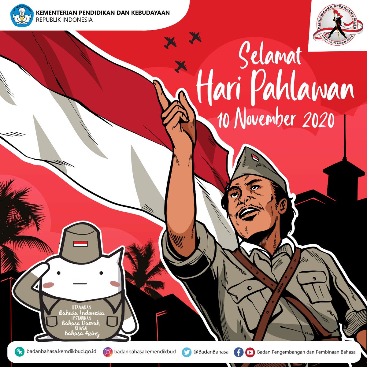 Menggambar Tema Hari Pahlawan 55 Koleksi Gambar