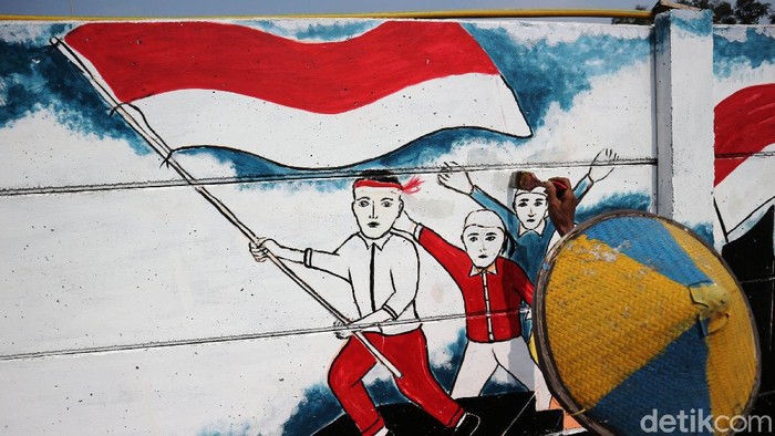 Detail Menggambar Tema Kemerdekaan Indonesia Nomer 34