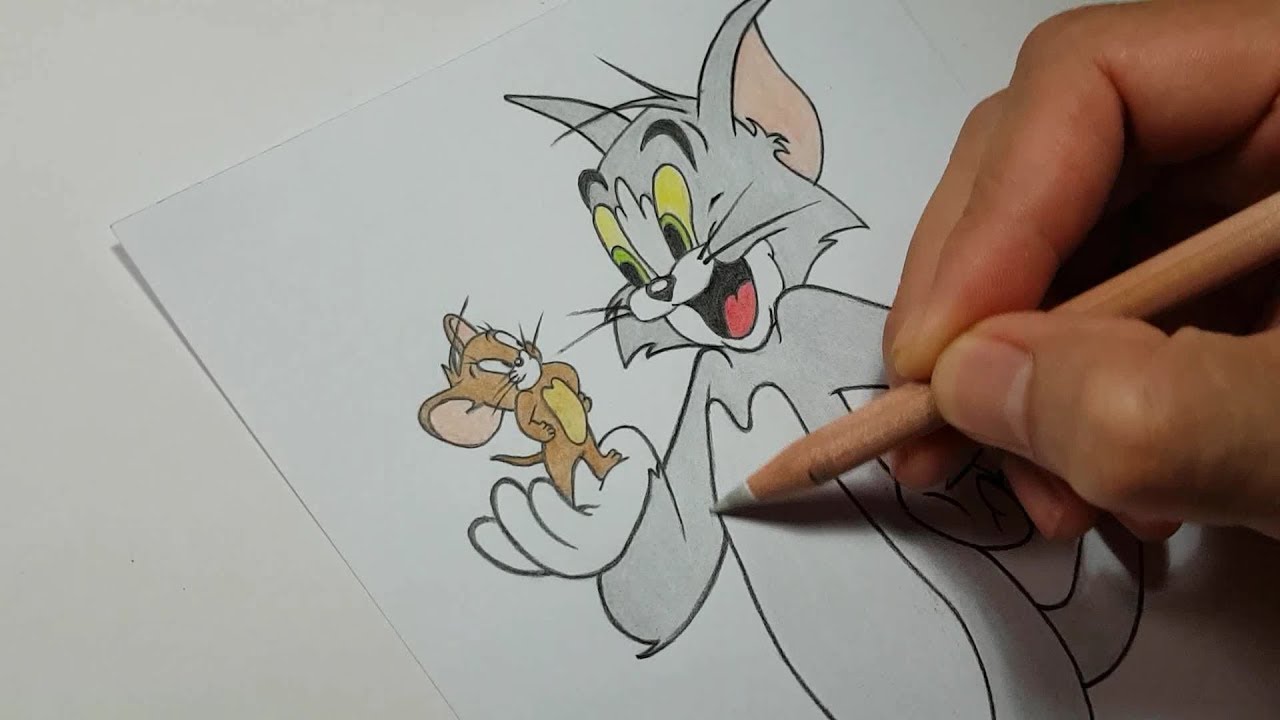 Detail Menggambar Tom And Jerry Nomer 3