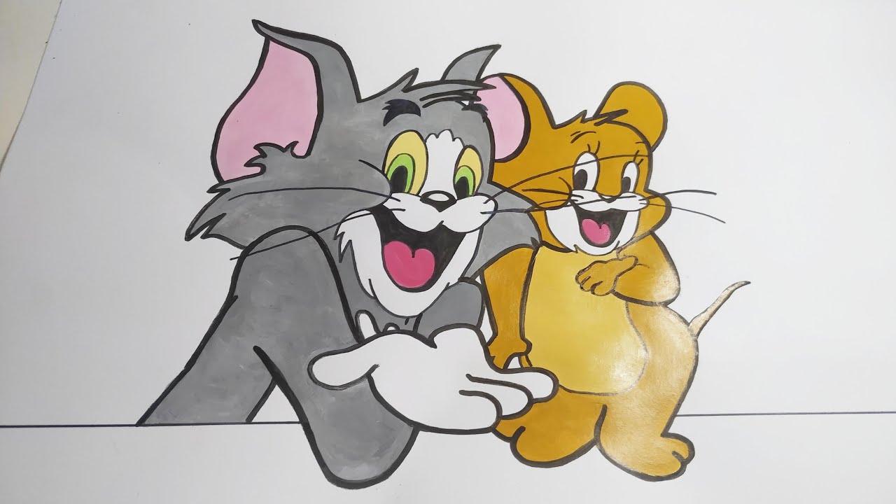 Detail Menggambar Tom And Jerry Nomer 19