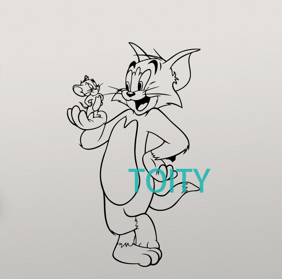 Detail Menggambar Tom And Jerry Nomer 24