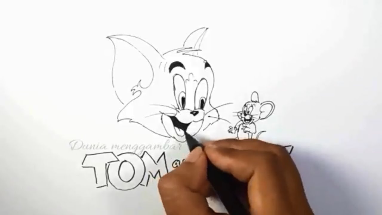 Detail Menggambar Tom And Jerry Nomer 34