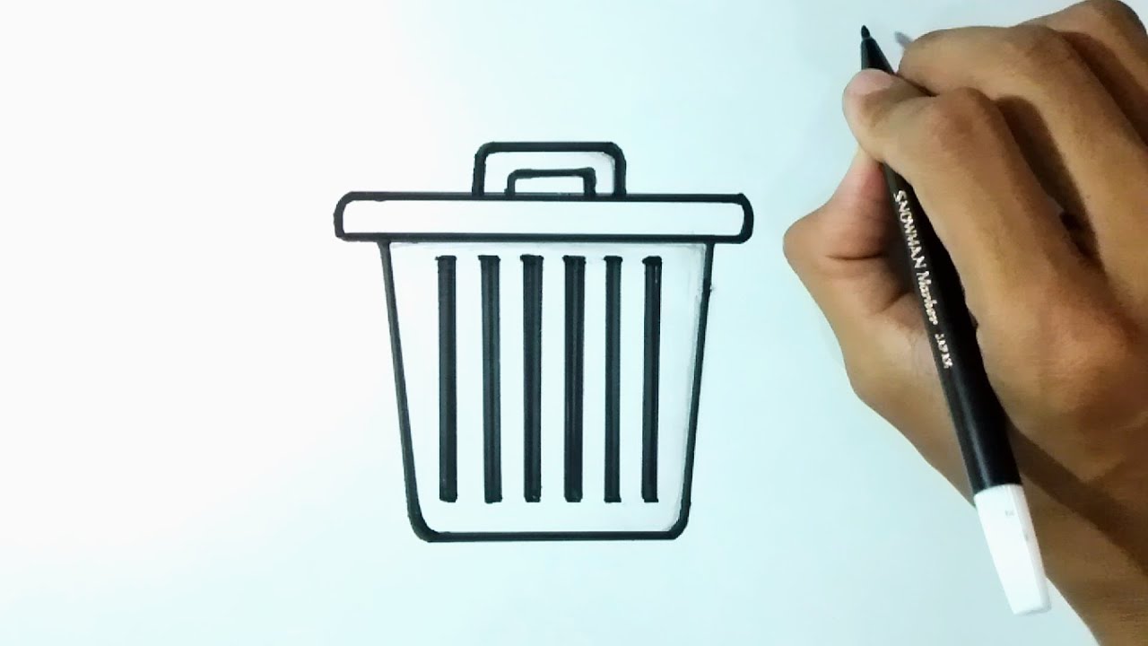 Menggambar Tong Sampah - KibrisPDR