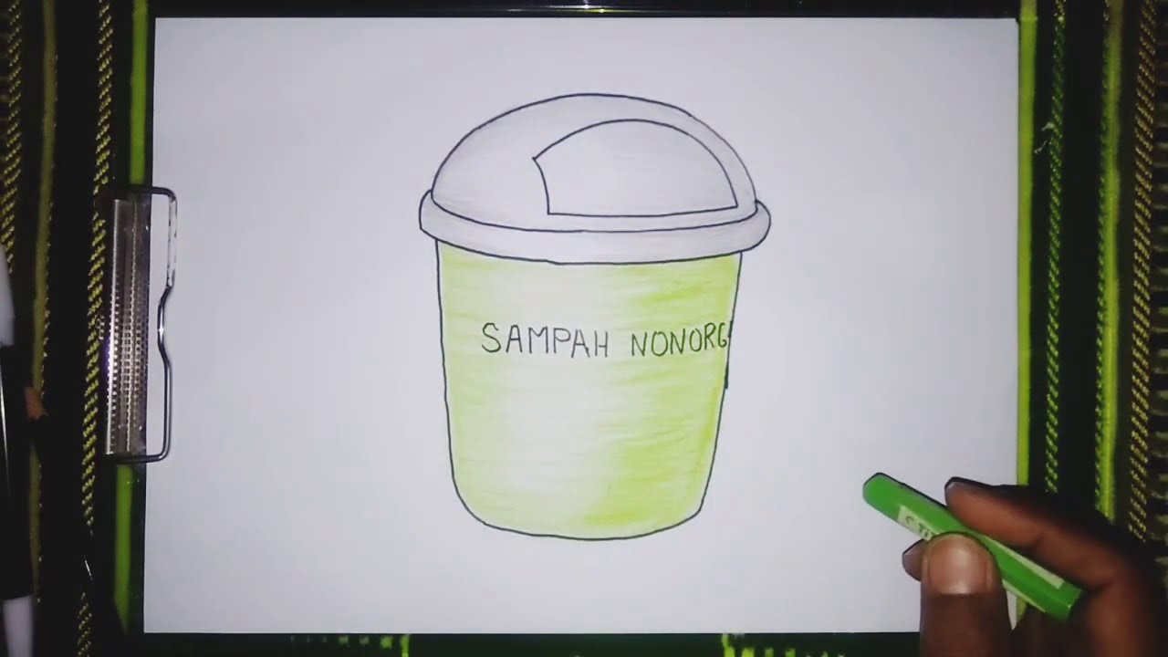 Detail Menggambar Tong Sampah Nomer 2