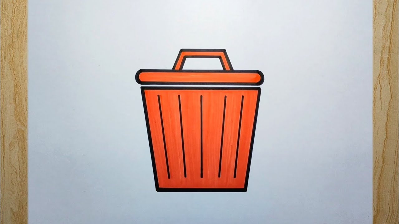 Detail Menggambar Tong Sampah Nomer 26