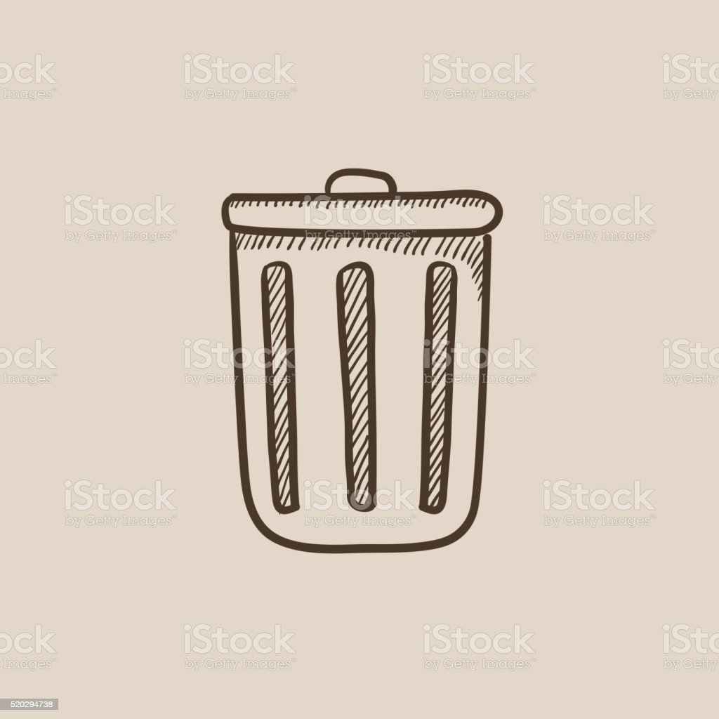 Detail Menggambar Tong Sampah Nomer 35