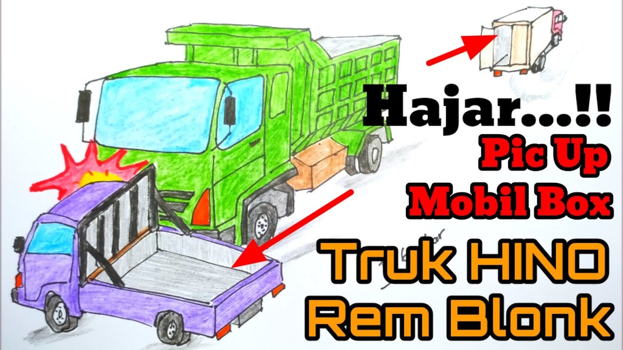 Detail Menggambar Truk Hino Nomer 40