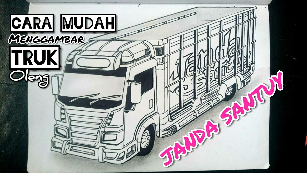 Detail Menggambar Truk Oleng Nomer 14