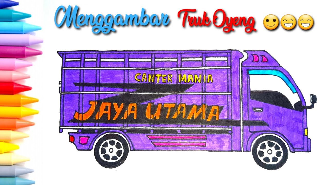 Detail Menggambar Truk Oleng Nomer 3