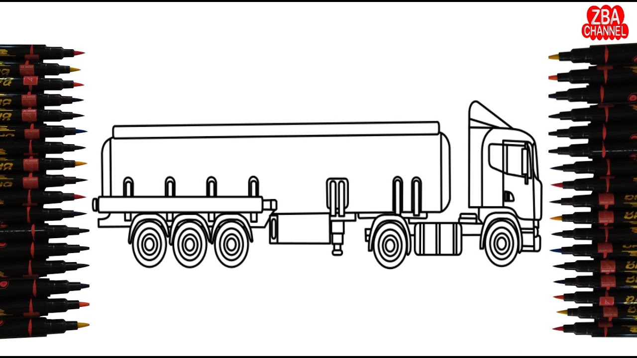 Detail Menggambar Truk Tangki Nomer 30