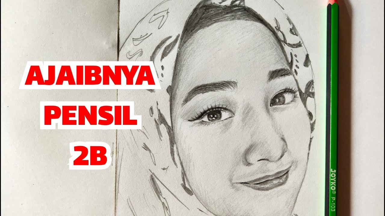 Detail Menggambar Wajah Dengan Pensil Nomer 25