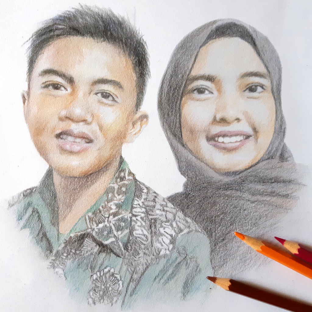 Detail Menggambar Wajah Dengan Pensil Nomer 35