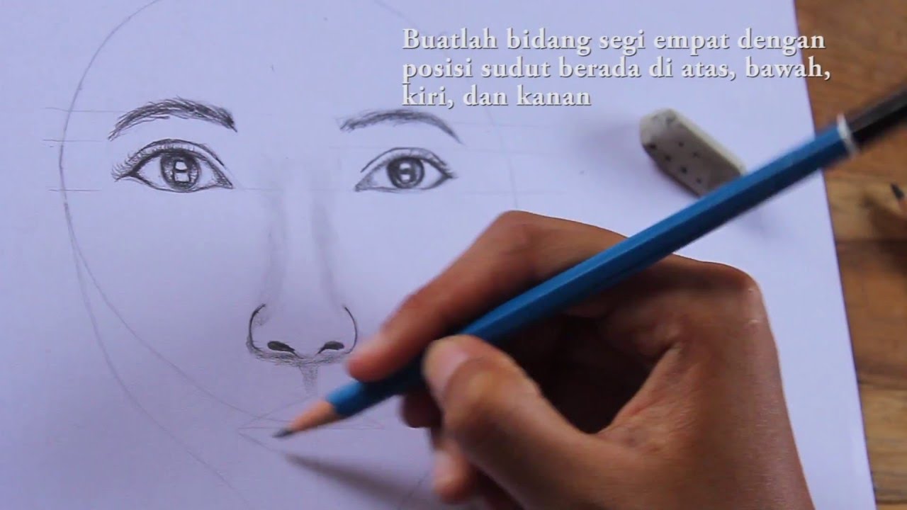 Detail Menggambar Wajah Wanita Nomer 5