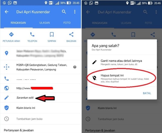 Detail Menghapus Foto Di Google Map Nomer 22