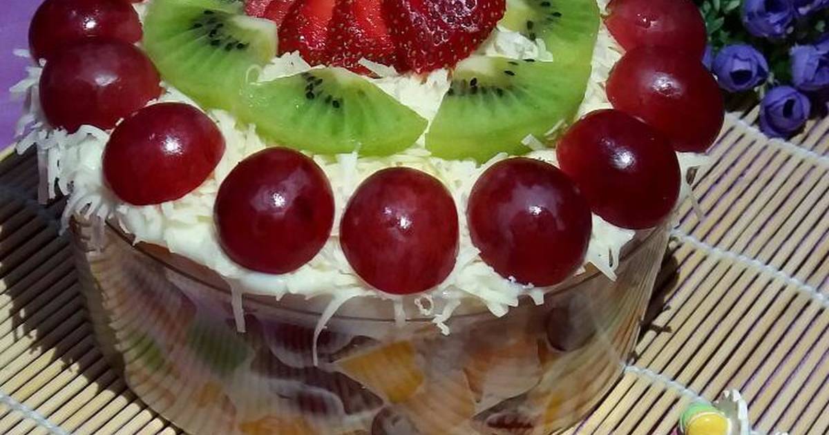 Detail Menghias Kue Tart Dengan Buah Nomer 26