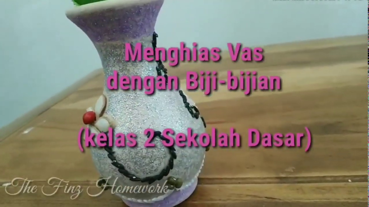 Menghias Pot Dengan Biji Bijian - KibrisPDR