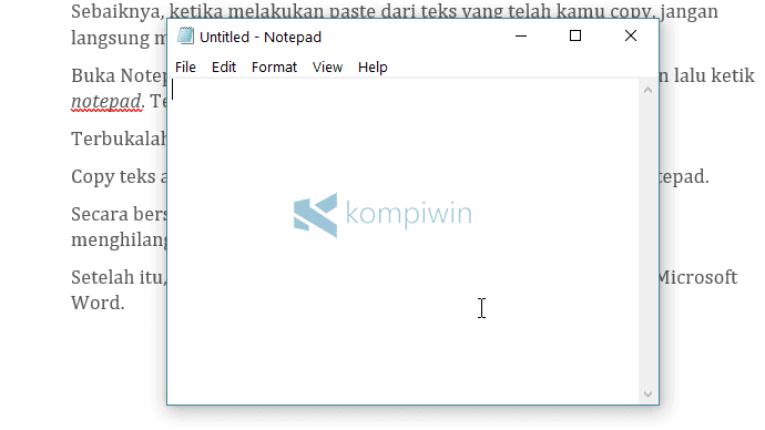 Detail Menghilangkan Background Tulisan Di Word Nomer 33