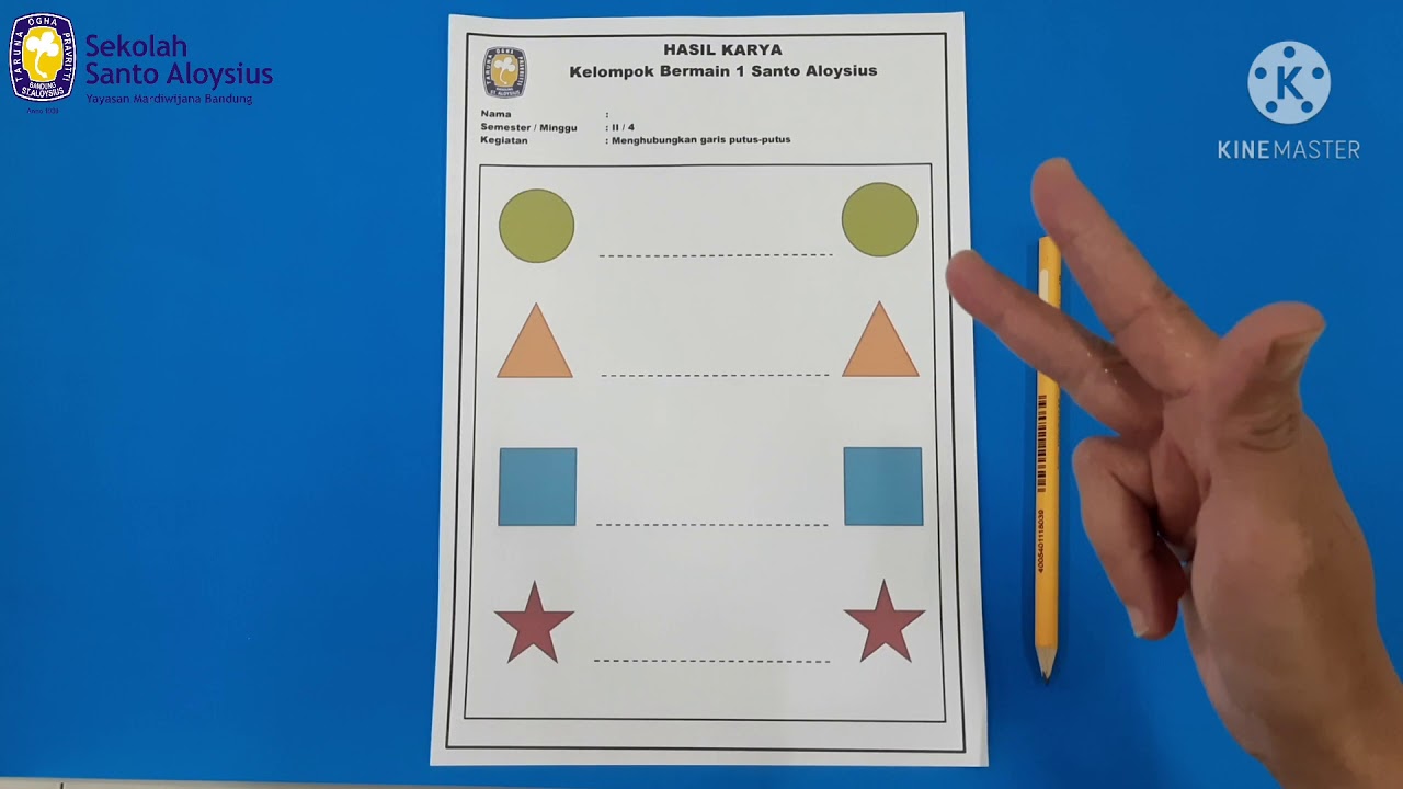 Detail Menghubungkan Garis Putus Putus Nomer 12