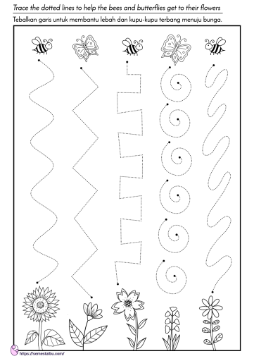 Detail Menghubungkan Garis Putus Putus Nomer 4