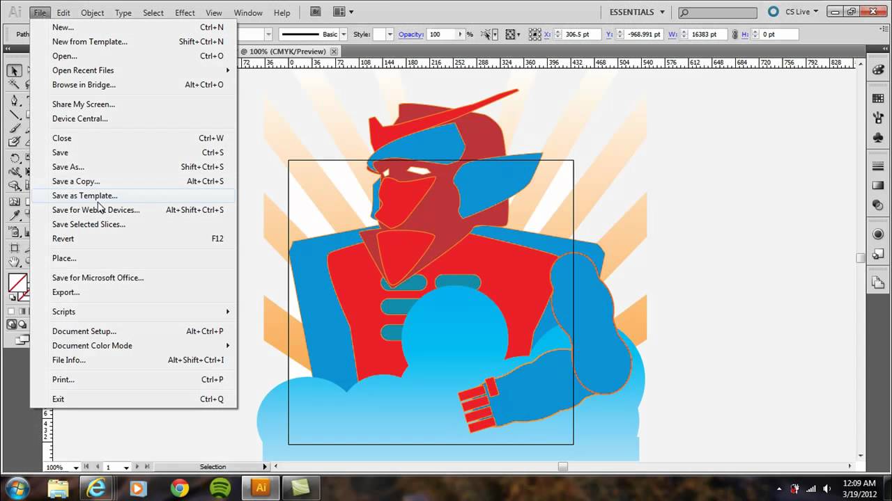 Detail Mengkrop Gambar Di Adobe Illustrator Cs6 Nomer 2